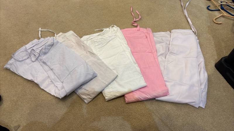 lot 1808 image: Lot of 5 Drawstring Skirts in Assorted Colors