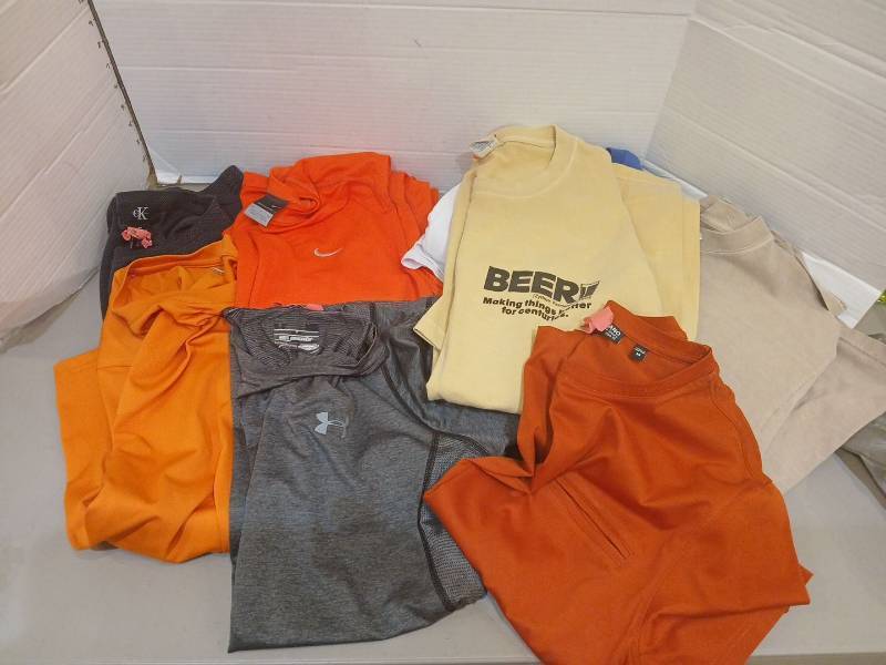 lot 1832 image: Mens Clothing Lot mLG Nike Under Armour Calvin Klein and  Tees