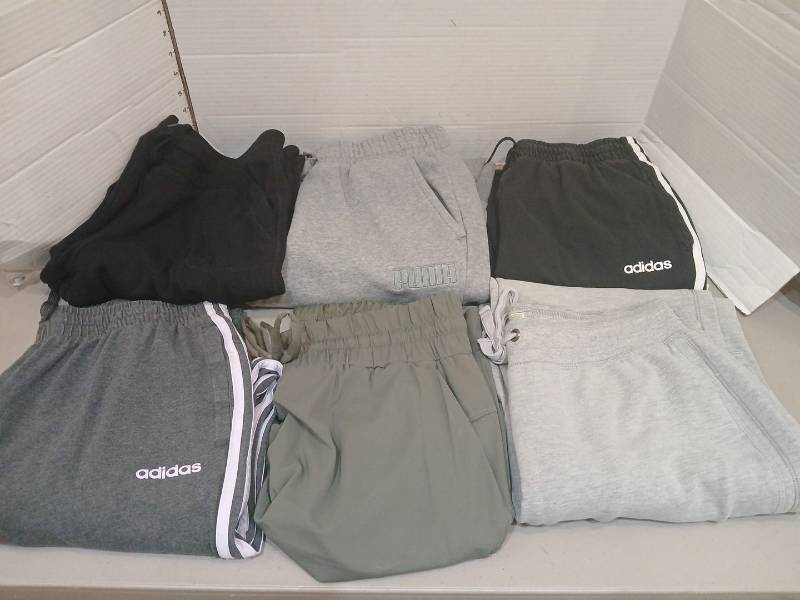 lot 1836 image: Ladies mLg Lot of Mixed Pants Including adidas and PUMA