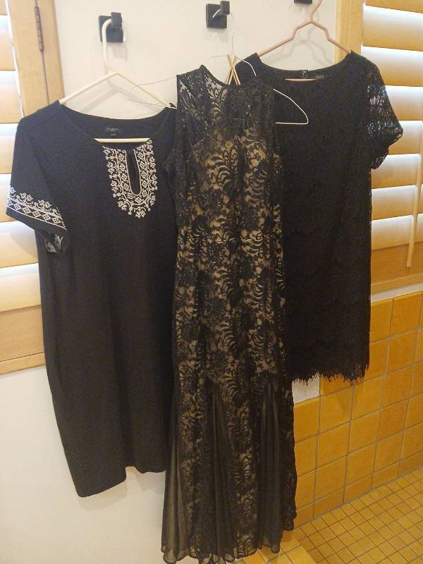 lot 1873 image: Ladies dresses lg xlg