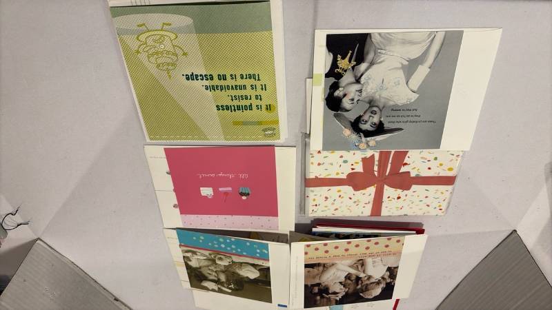 lot 2128 image: Greeting cards