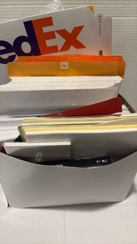 lot 2133 image: Envelopes and paper