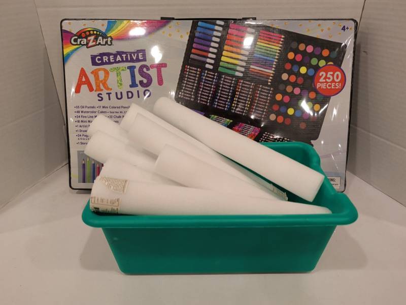 lot 2228 image: Cra-Z-Art Art Set Creative Artist Studio and light up foam batons