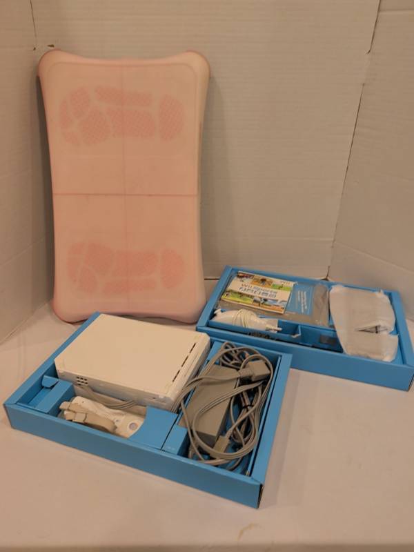 lot 2261 image: Nintendo Wii White Console with Wii Remote, Wii Sports Game and Power Adapter