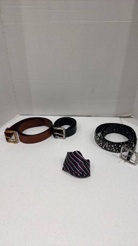 lot 2392 image: Belts and tie