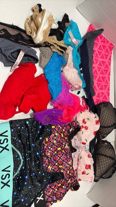 lot 2400 image: Victorias Secret bras and panties med and large
