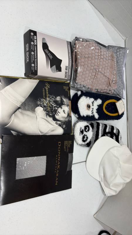 lot 2407 image: Socks and more