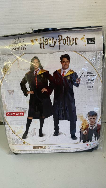 lot 3094 image: Disguise Harry Potter Hogwarts Adult Costume One Size
