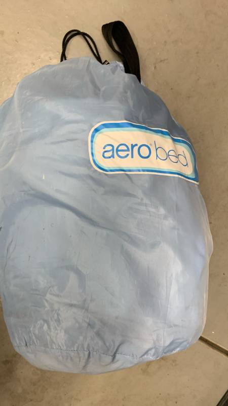 lot 3099 image: Aero Bed Air Bed with Power Cord and Carry Bag