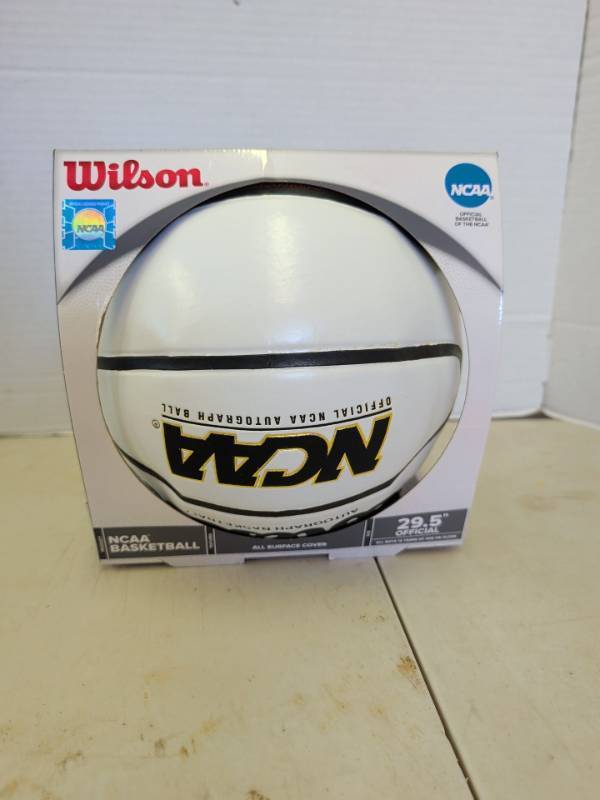 lot 3334 image: Wilson NCAA Autograph Basketball 29.5 Official Size