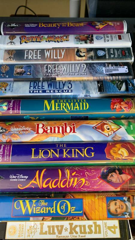 lot 3438 image: VHS including Lion King