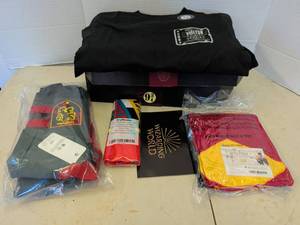 lot 3508 image: Loot Crate Wizarding World Harry Potter Box with Gryffindor Items and Black T-Shirt Size M