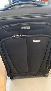 lot 3622 image: Samsonite Black Rolling Upright Luggage Suitcase 30x18x10