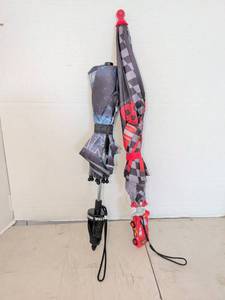 lot 3703 image: Star Wars and Cars Character Folding Umbrella Lot of 2 Handles