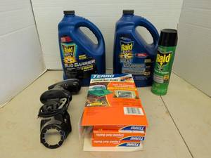 lot 3820 image: TERRO Outdoor Liquid Ant Baits, Raid Max and nore