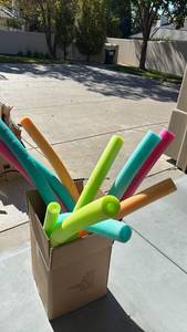 lot 4132 image: Assorted Color Pool Noodles