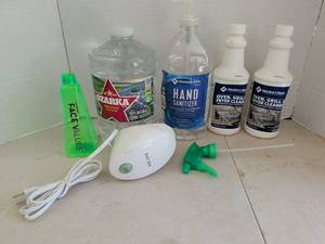 lot 4237 image: Mixed Lot Members Mark Oven Grill Fryer Cleaner 32 oz x2, Hand Sanitizer 2 L, Krups