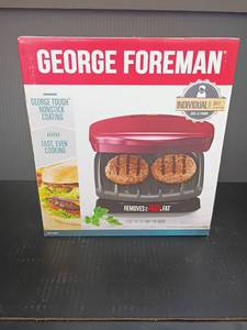 lot 4305 image: New in Box.  George Foreman. Individual Grill and Panini