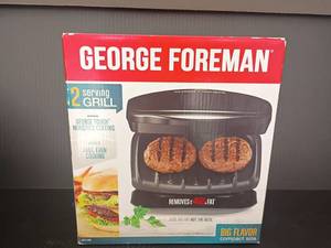 lot 4308 image: New in Box.   George Foreman 2 Serving Grill