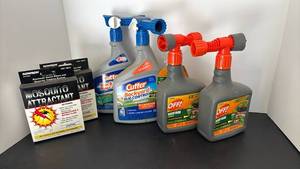 lot 4405 image: Cutter & OFF Backyard Bug Control Sprays, Flowtron Mosquito Attractant