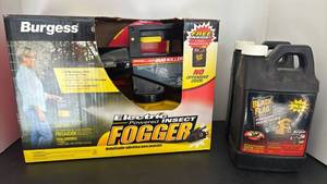lot 4406 image: Burgess Electric Powered Insect Fogger 16 fl oz Insecticide Bug Killer qty 2 bottles