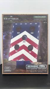 lot 4418 image: The Kraftsman Co. Light-Up Beanbag Toss Board 15.75 x 20.5 in 5 Beanbags 0798