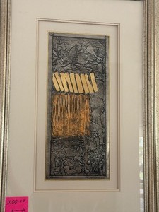 lot 1000 image: Pair of framed wall decor, 38x26 each