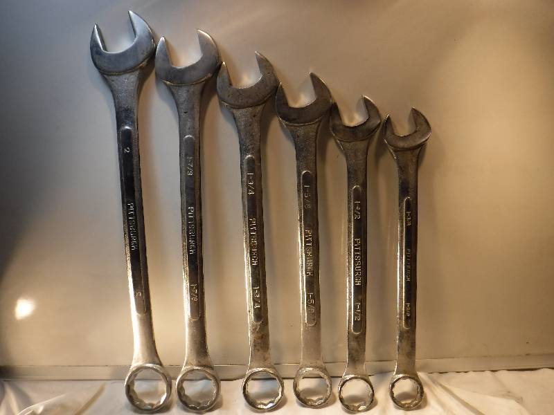 lot 1090 image: 6 Pittsburgh combo wrenches