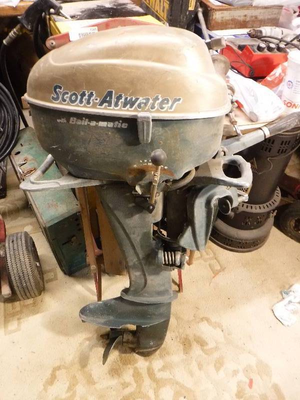lot 1196 image: Vintage Scott boat motor