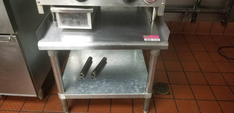 lot 9510 image: Stainless Steel Equipment Stand