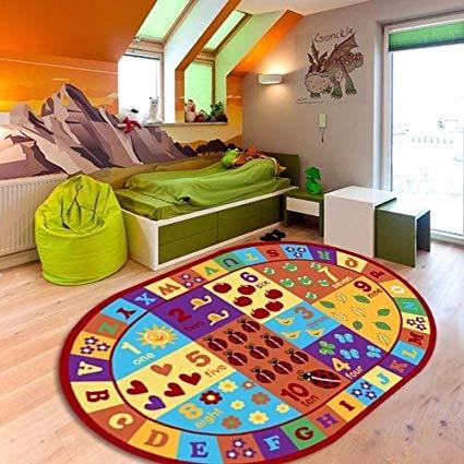 lot 10 image: Furnish My Place Alphabet Numbers Rug