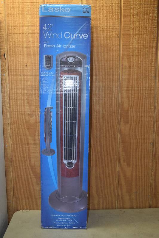 lot 11 image: Lasko 42 Wind Curve with Fresh Air Ionizer