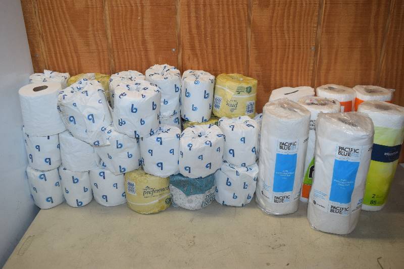 lot 73 image: Toilet Paper and Paper Towels
