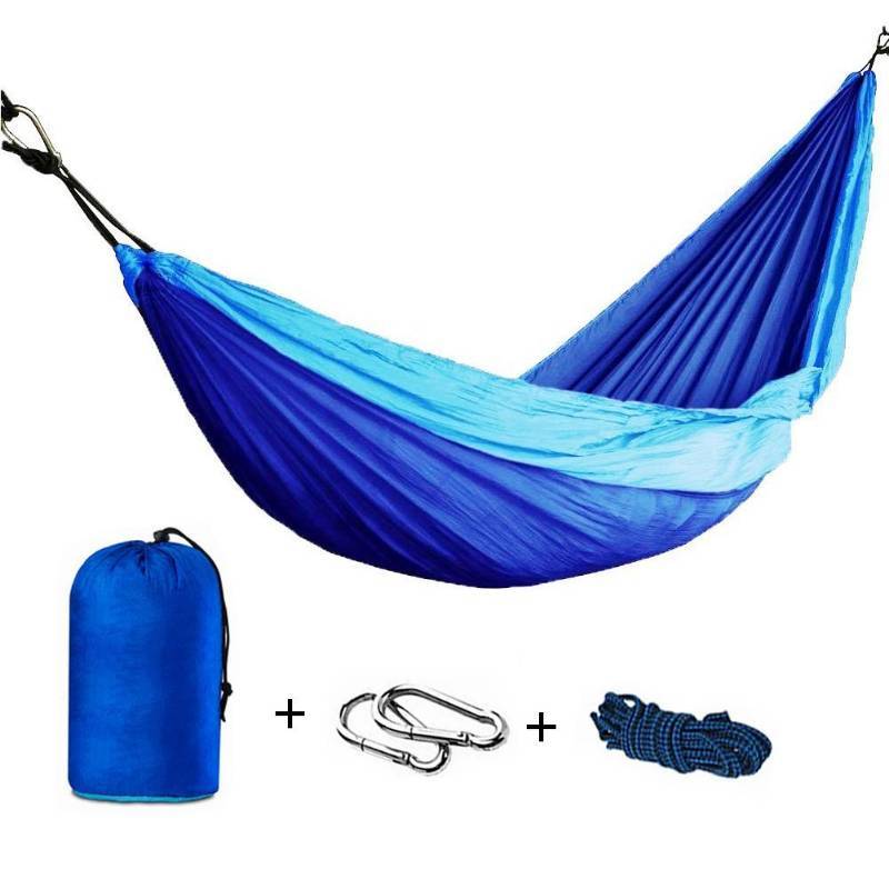 lot 115 image: Parachute Hammock and Premium Hammock Strap Set