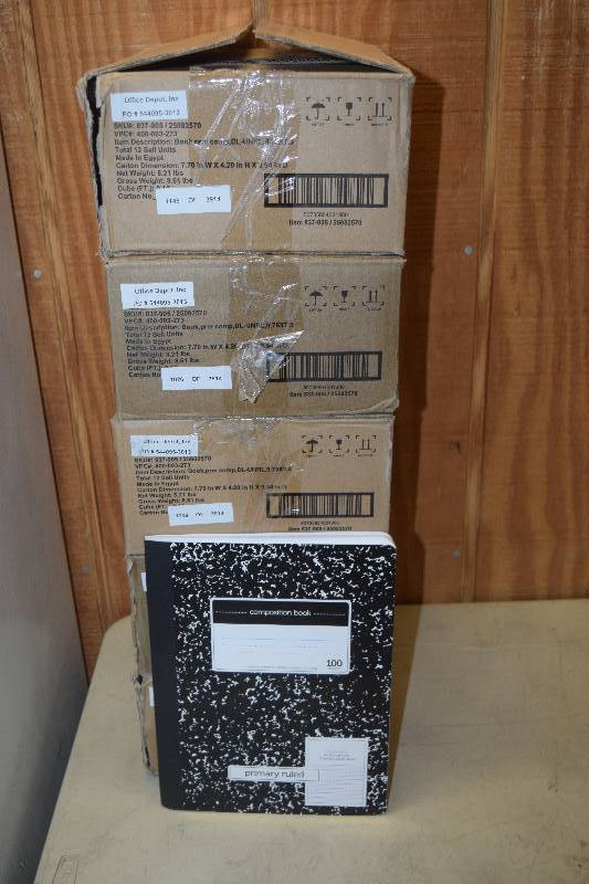 lot 135 image: 60 Composition Books