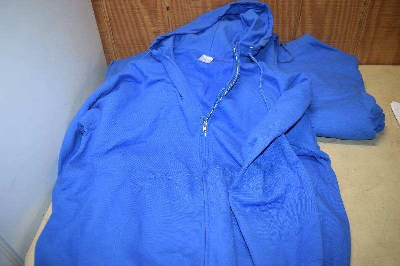 lot 157 image: 4 Port & Company Full Zip Hoodies