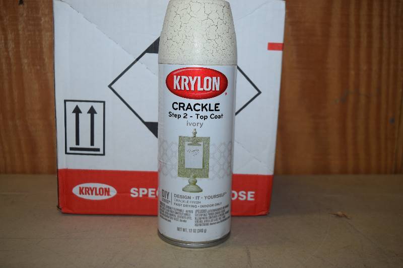 lot 235 image: 6 Cans Krylon Crackle Top Coat
