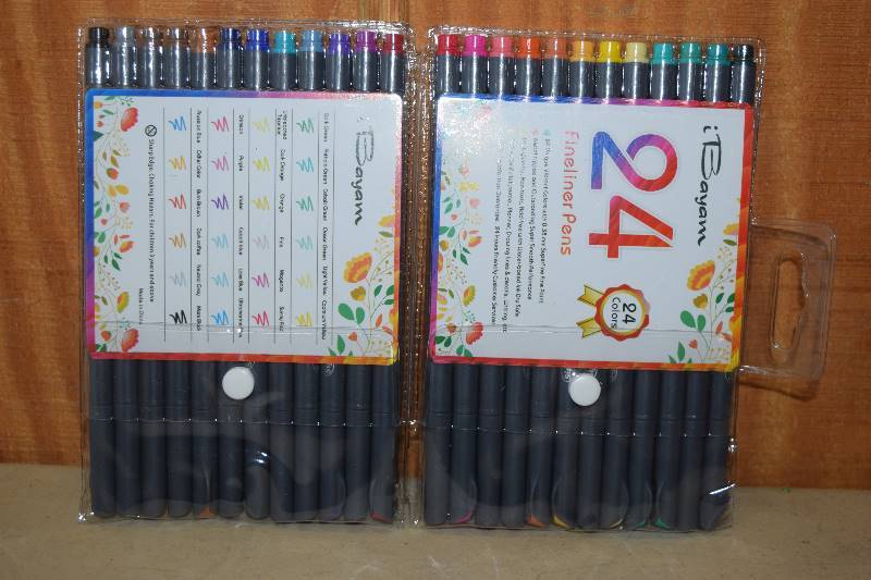 lot 244 image: 24 Bayam Fine Line Drawing Pens
