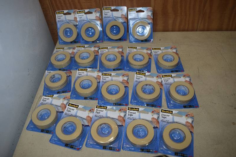 lot 257 image: 19 Rolls Scotch Freezer Tape