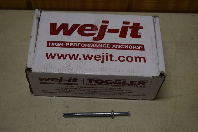 lot 290 image: 100 Wej-It Drive Pin Anchors