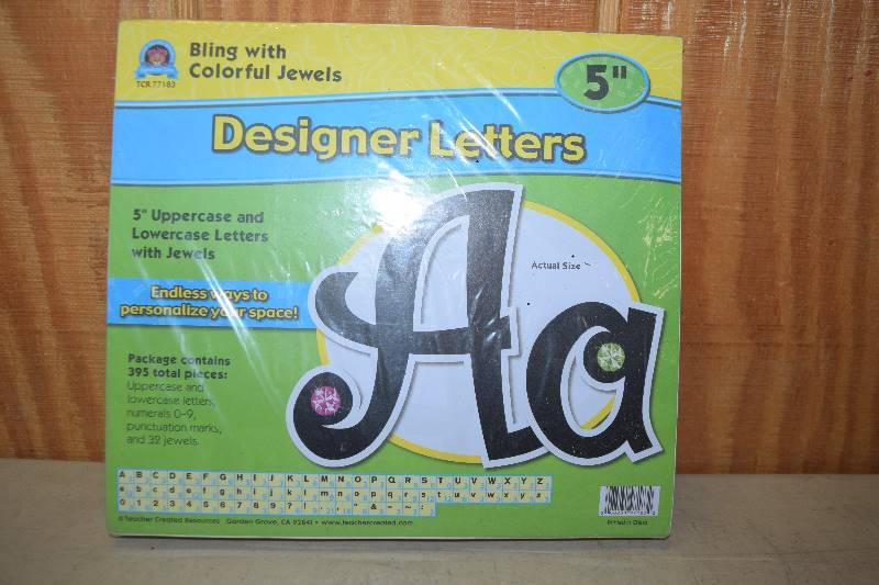 lot 394 image: Bling Letters
