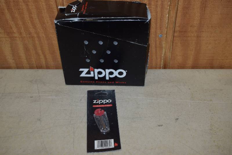 lot 492 image: 24 Packages of 6 Zippo Flints