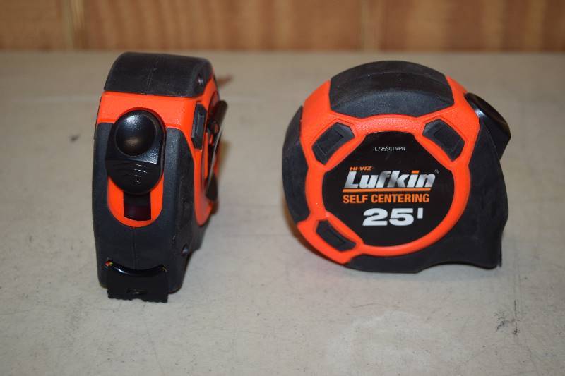 lot 499 image: 2 Lufkin Self Centering Tape Measures