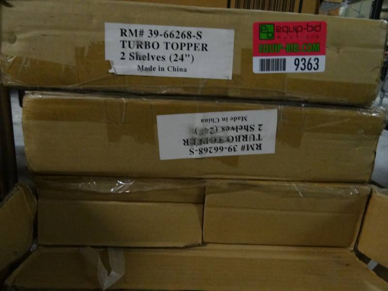 lot 9363 image: 3 Turbo Topper Shelf Displays in box