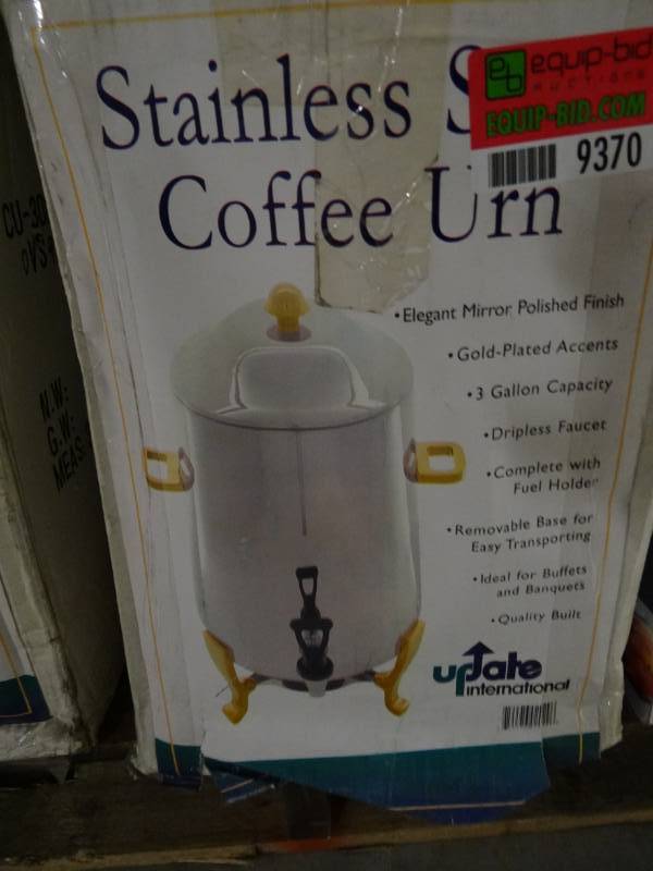 lot 9370 image: Stainless Steel Coffee Urn in Box