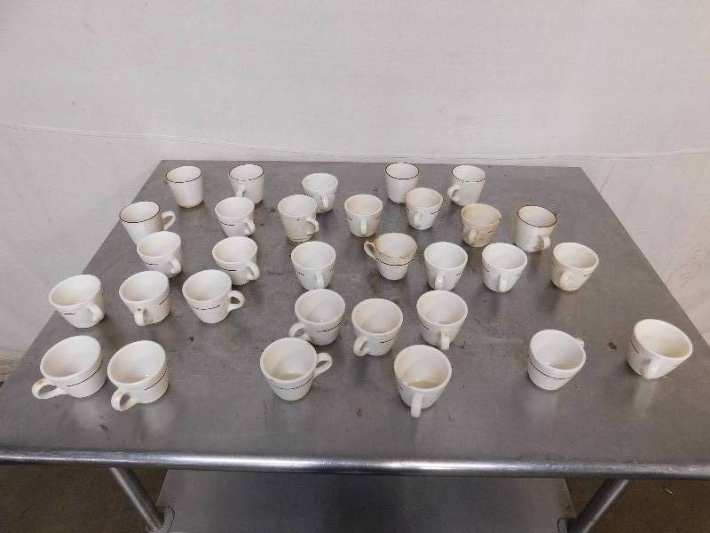 lot 1204 image: Lot of Ceramic Coffee Cups