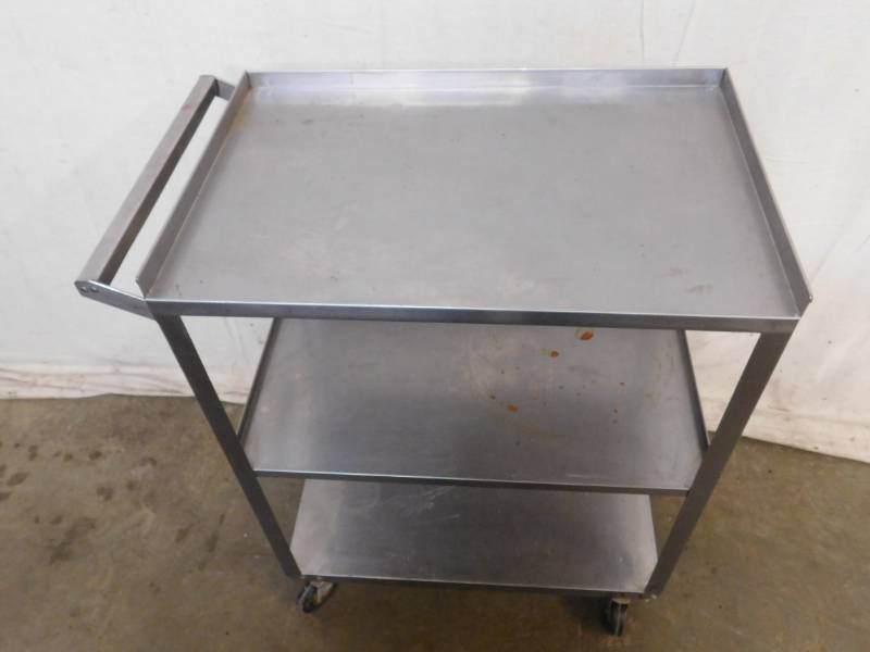 lot 34 image: Stainless Steel Cart