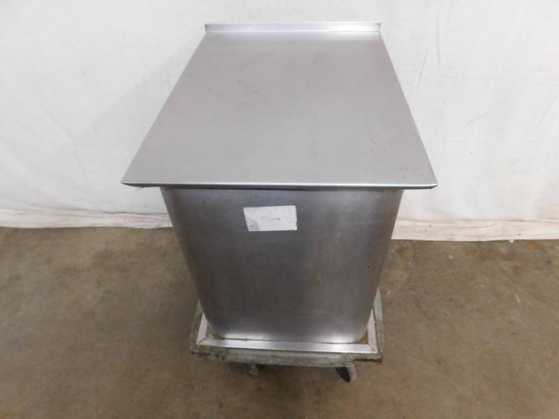 lot 1 image: Stainless Steel Ingredient Bin