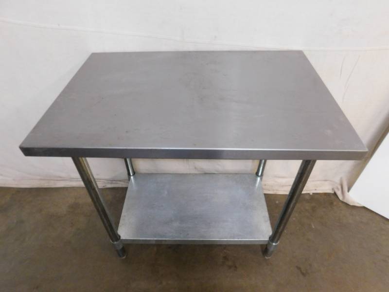 lot 23 image: 3 Foot Stainless Steel Table