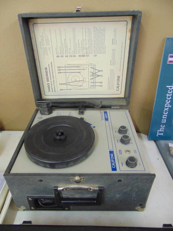 lot 3238 image: PA system, Califone Record player, Mic, Speaker - previously used for square dance